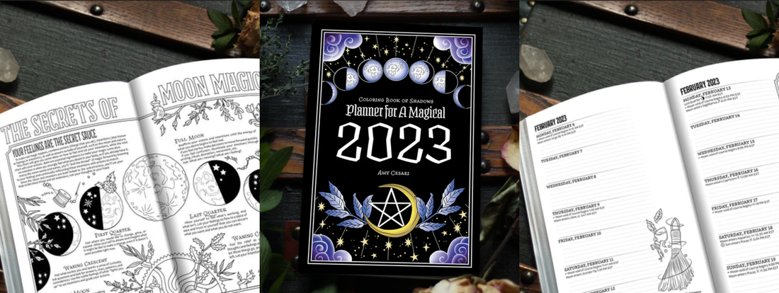 Colouring Book Of Shadows Planner For A Magical 2023