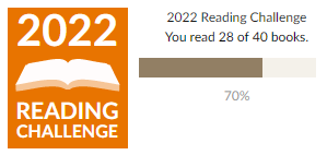 2022 Reading Challenge - You Read 28 of 40 books.