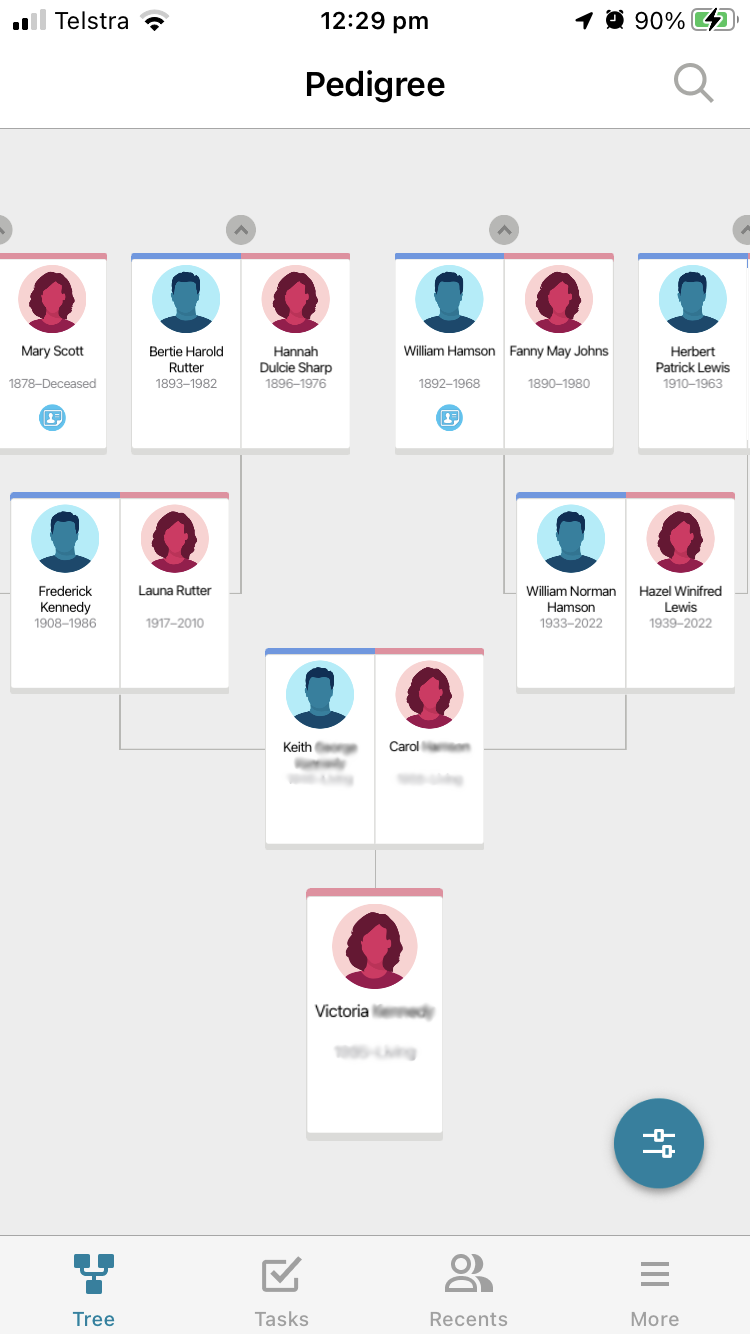 FamilySearch Family Tree app