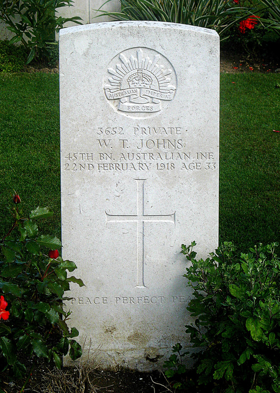 William Thomas Johns - Trois Arbres Cemetery