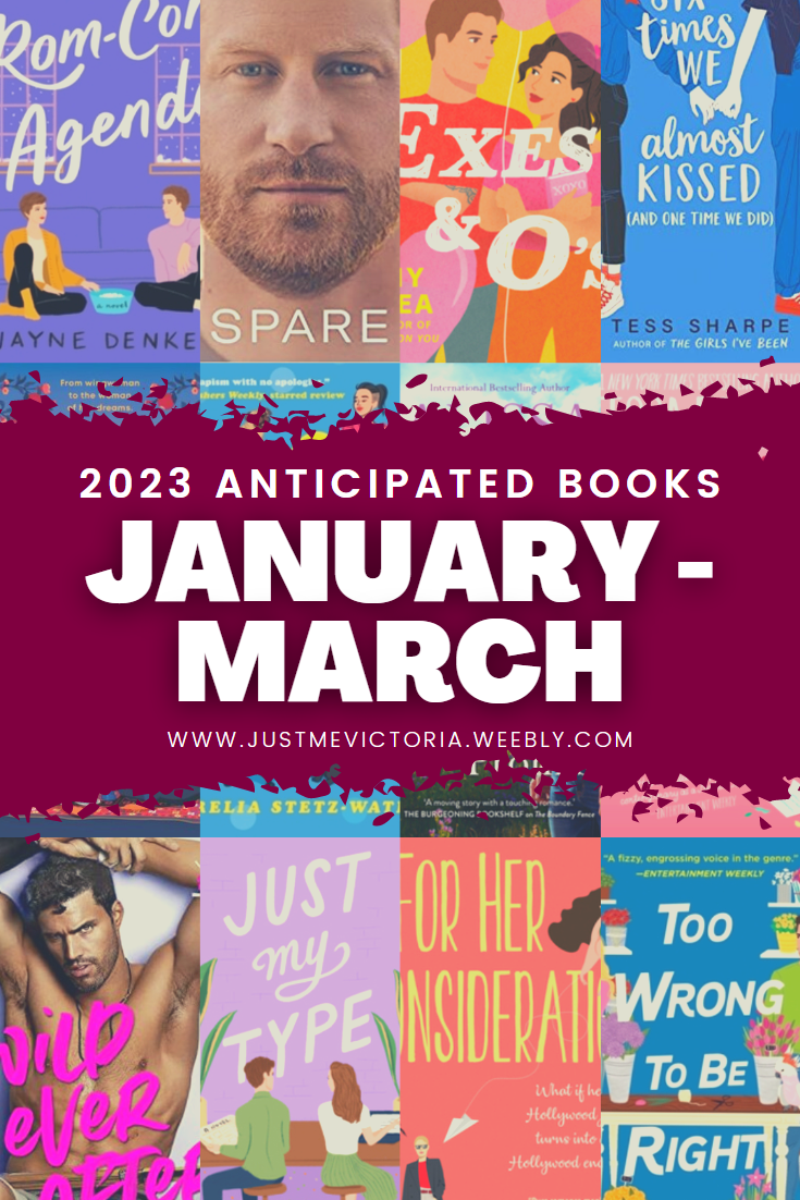 2023 Book Releases | January-March - Just Me, Victoria