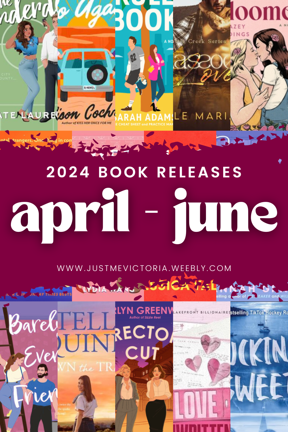 2024 Book Releases, April-June