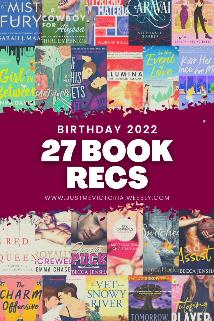 27 Book Recommendations, Birthday 2022