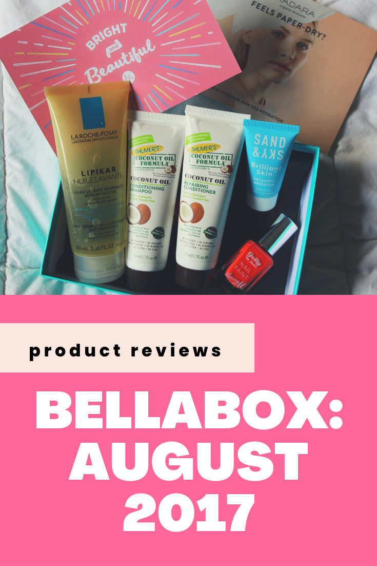 Bellabox: August 2017 | Product Reviews
