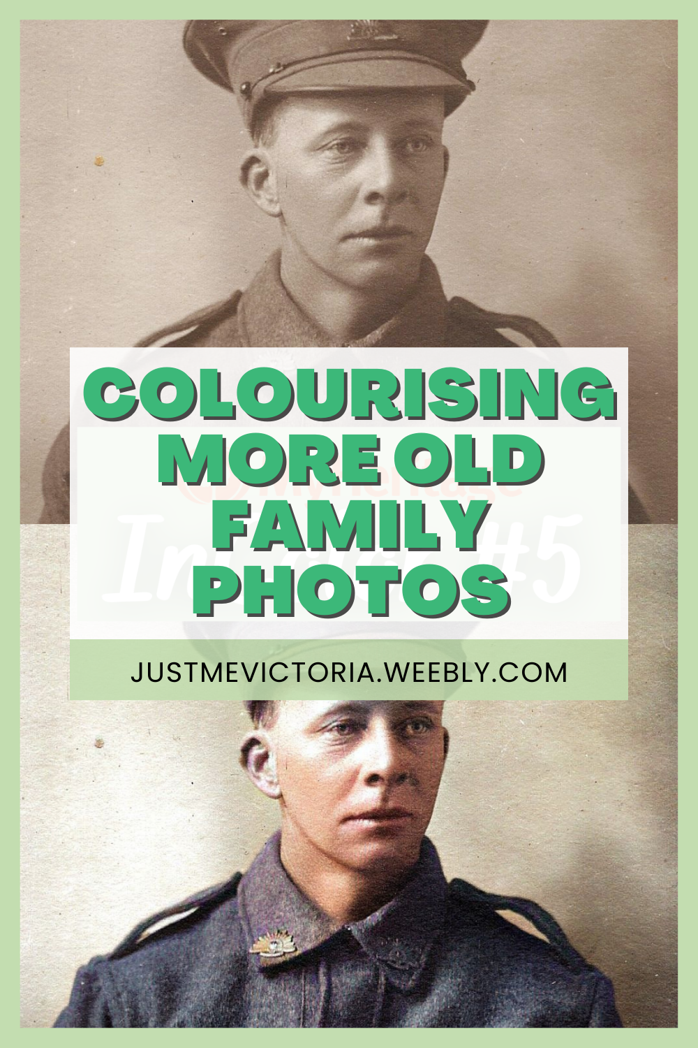 Colourising MORE Old Family Photos