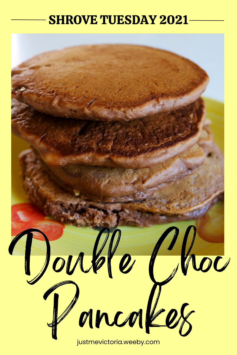 Double Choc Pancakes | Recipe - Just Me, Victoria