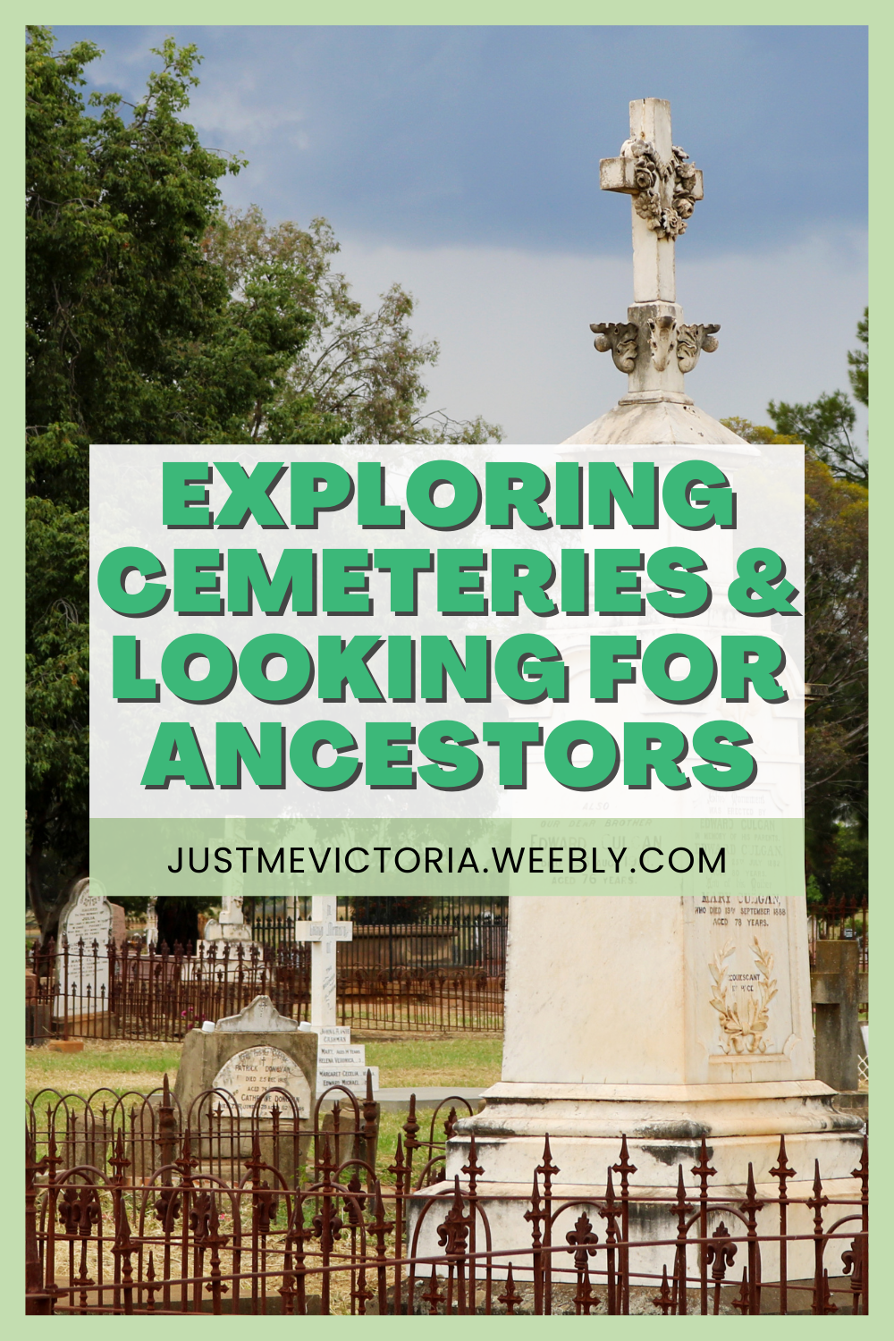 Exploring Cemeteries & Looking For Ancestors | Just Me, Victoria