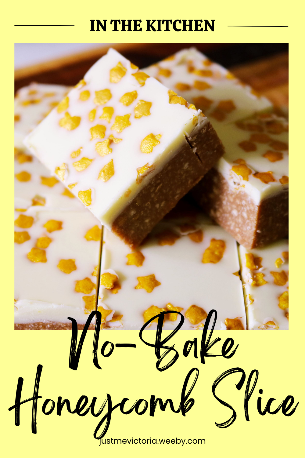 No-Bake Honeycomb Slice | Recipe - Just Me, Victoria