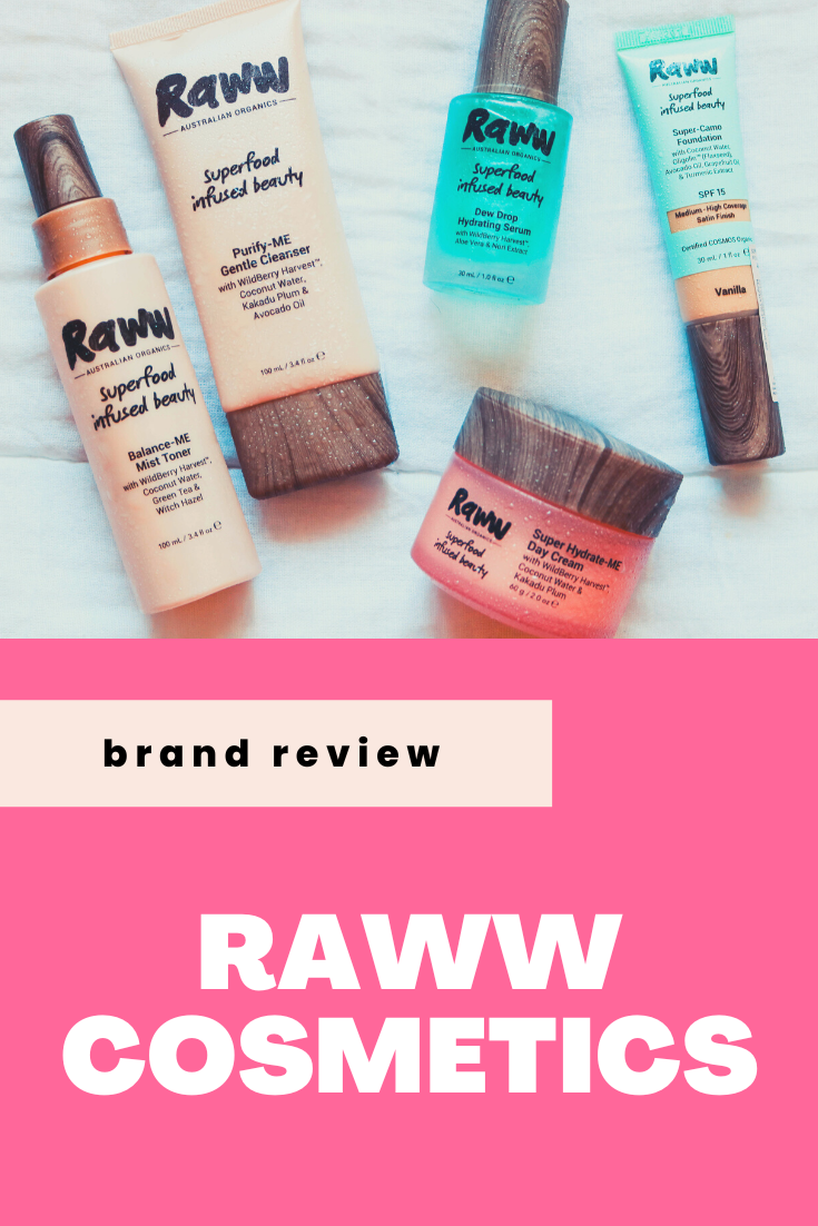 Raww Cosmetics | Product Review - Just Me, Victoria