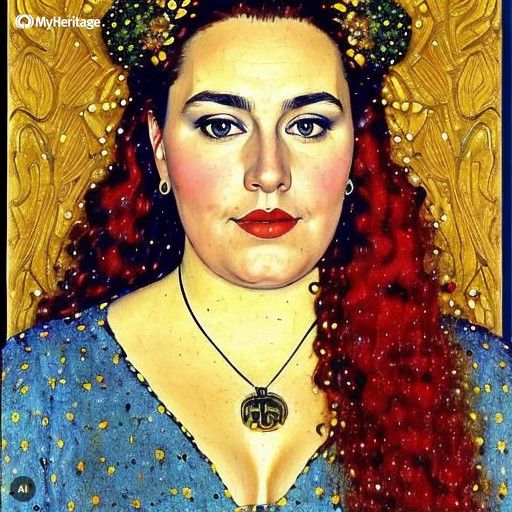 MyHeritage AI Time Machine - Portrait by Klimt