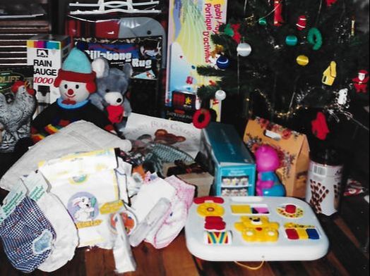 Presents under Christmas Tree 1995