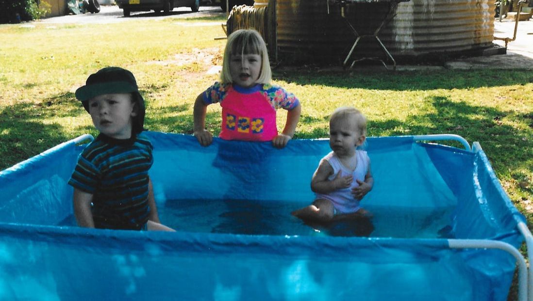 Kids in Wading Pool 1998
