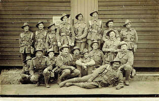 Australian & New Zealand men at military training camp in Codford, 1917